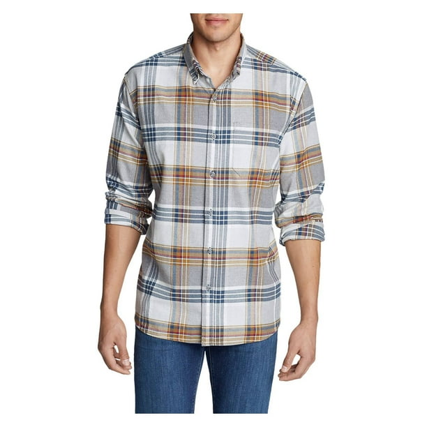 Plaid Tall Eddie Bauer Mens Eddies Favorite Flannel Classic Fit Shirt